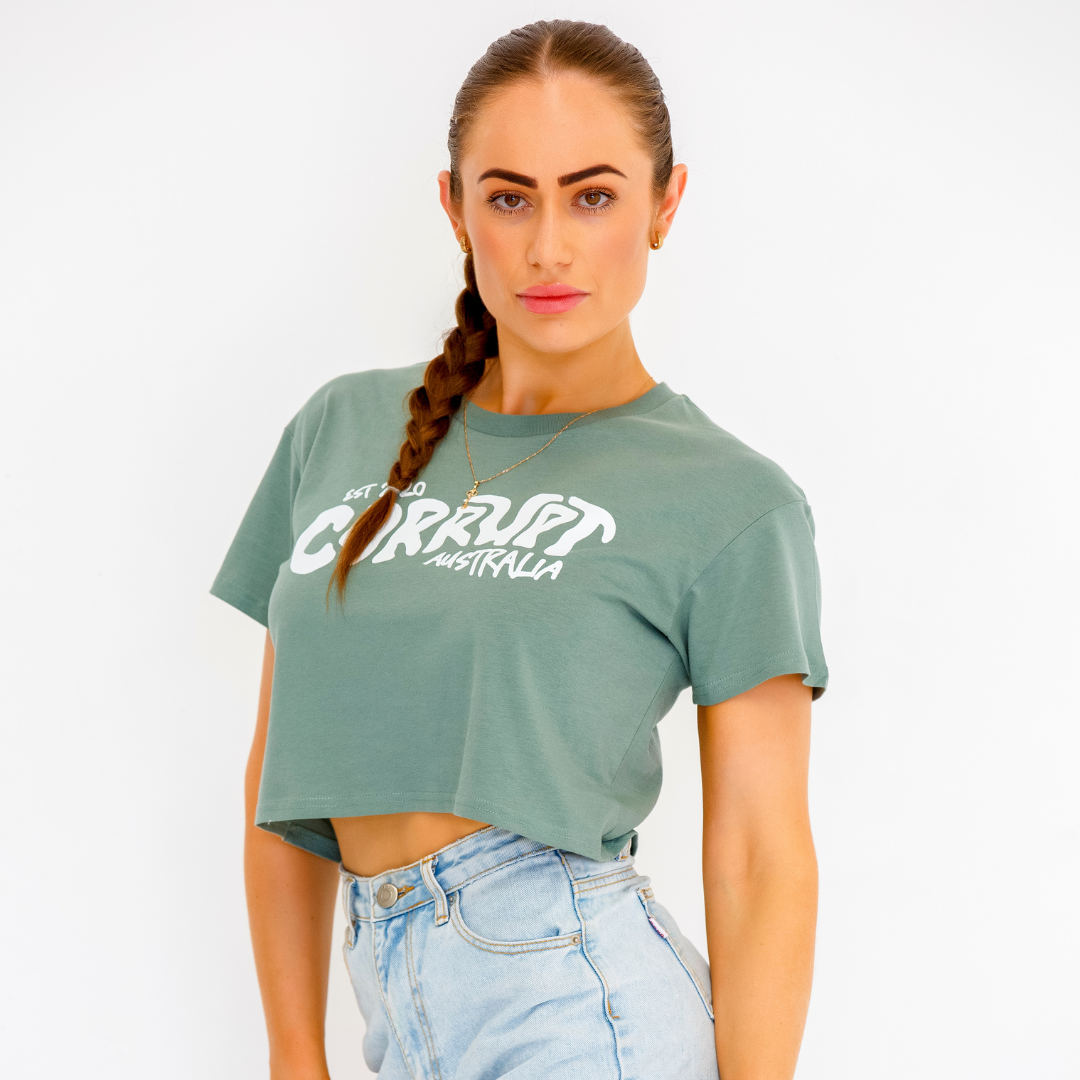 Corrupt Bubble Crop Top