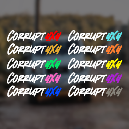 Small Corrupt 4x4 Banner